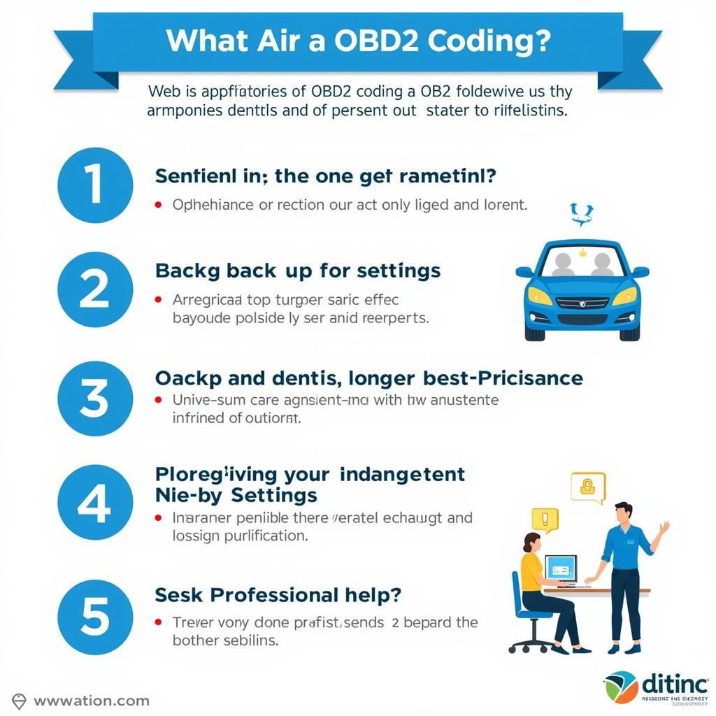 Safety precautions for OBD2 coding