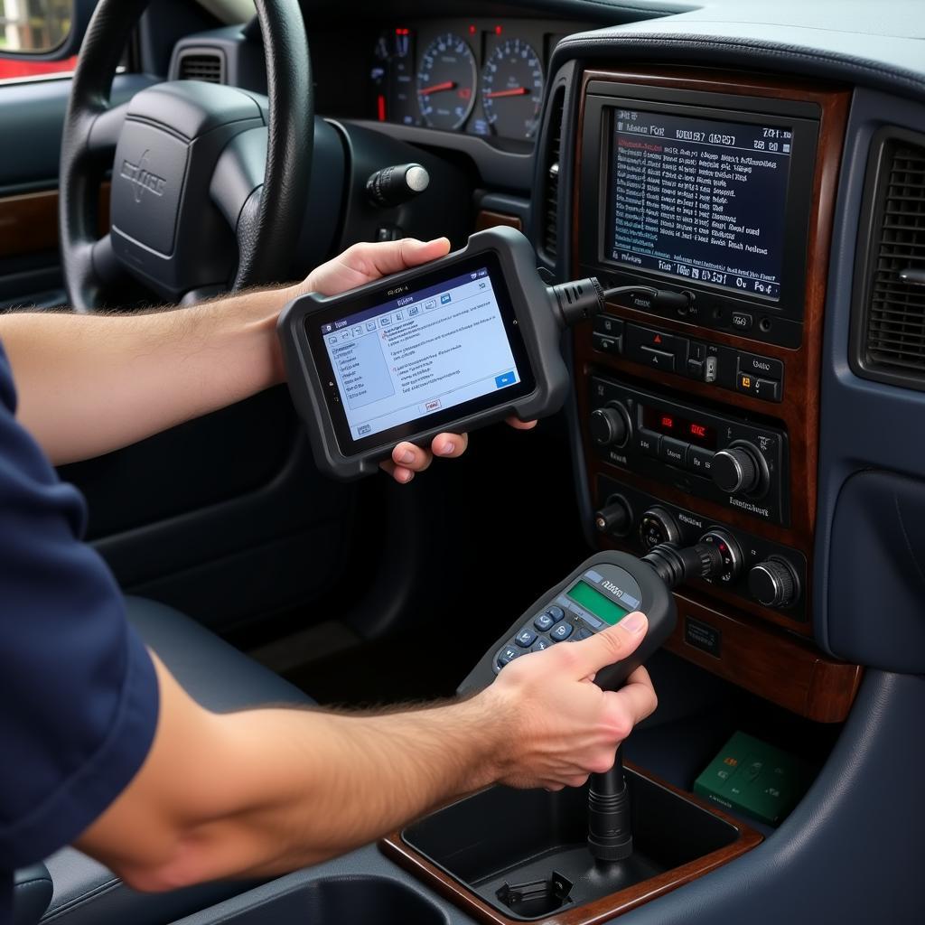 Using an OBD2 scanner on a 1995 Lincoln MK VIII