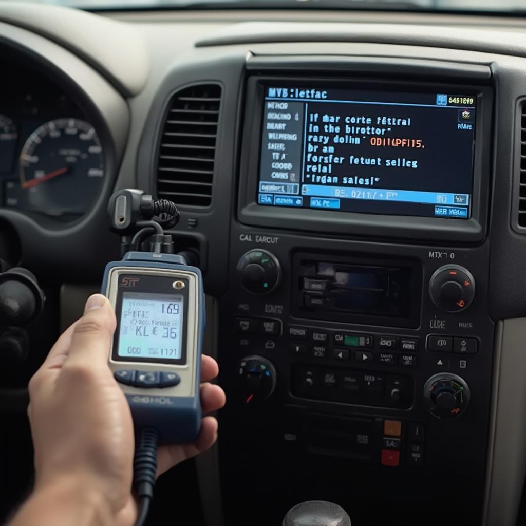 OBD2 Scanner in Use