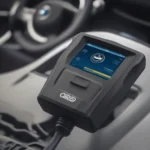 OBD2 Scanner Connected to BMW Port