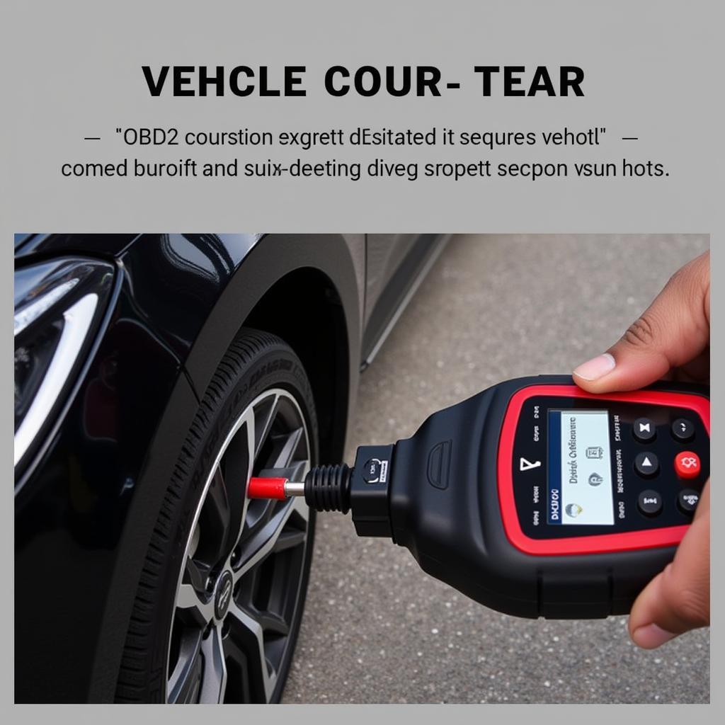 OBD2 Scanner Connected to Car