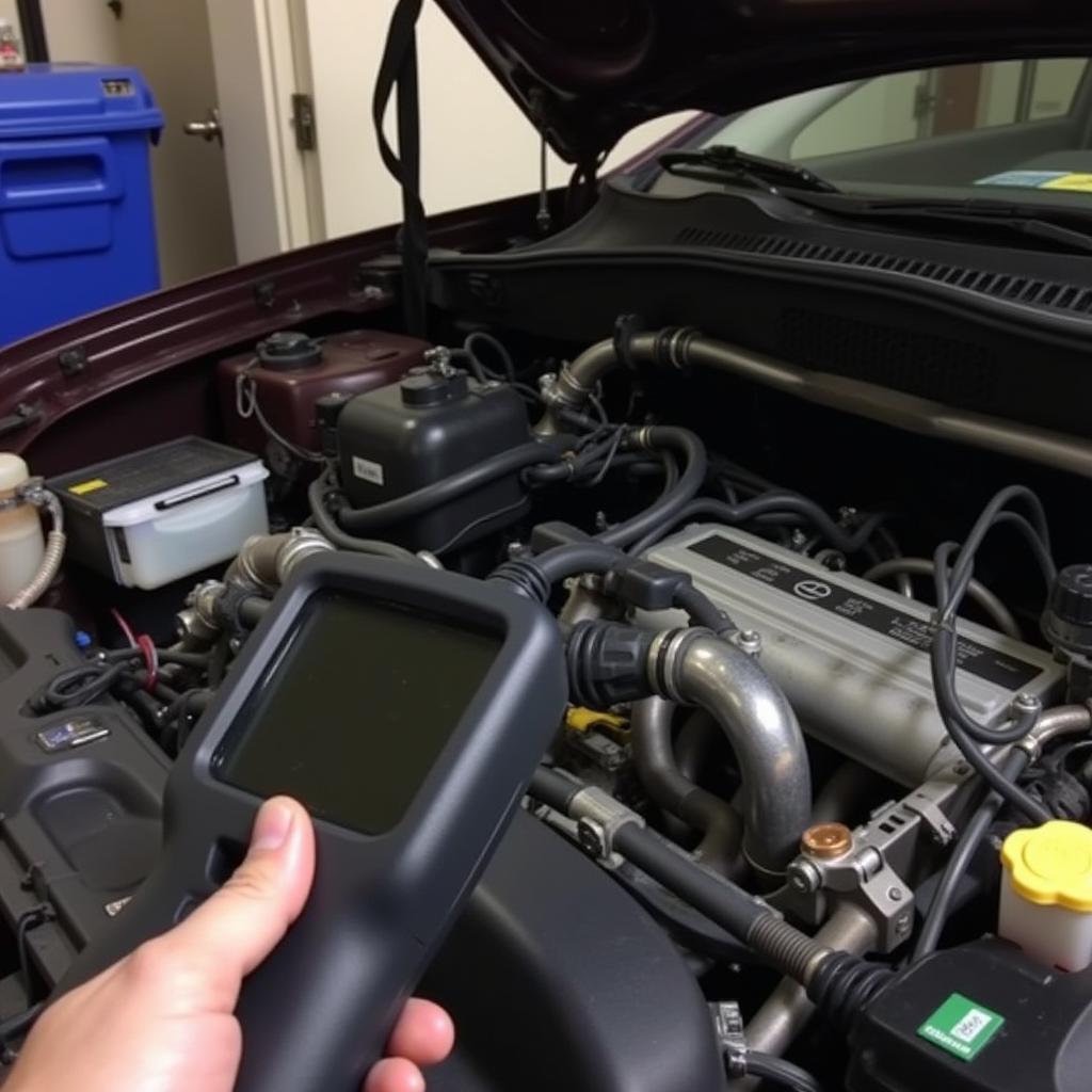 Connecting an OBD2 scanner to an EM2 Civic after a K-swap