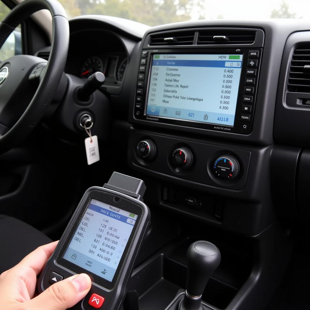 Using an OBD2 Scanner on a Nissan VT 2200