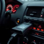 OBD2 Scanner Connected to Mazda RX-8