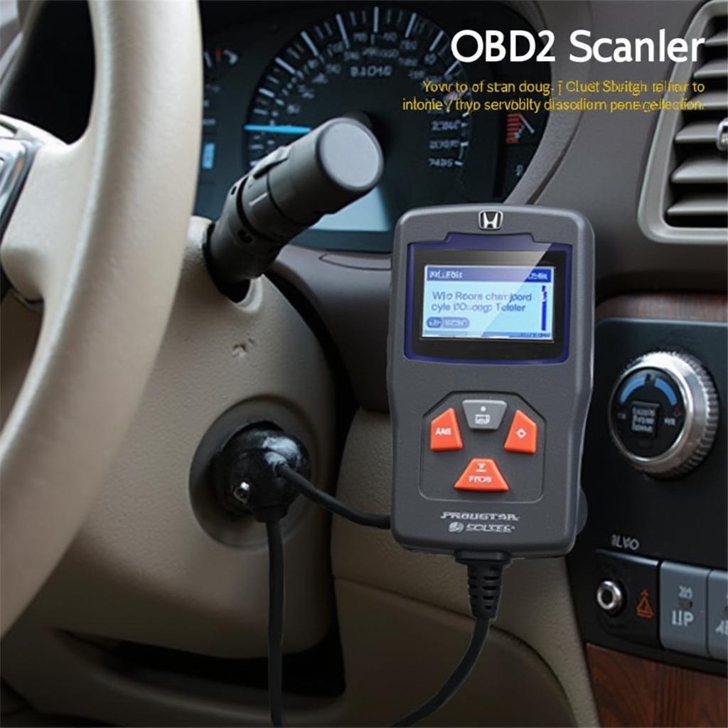 Connecting an OBD2 Scanner to a 2008 Honda Odyssey