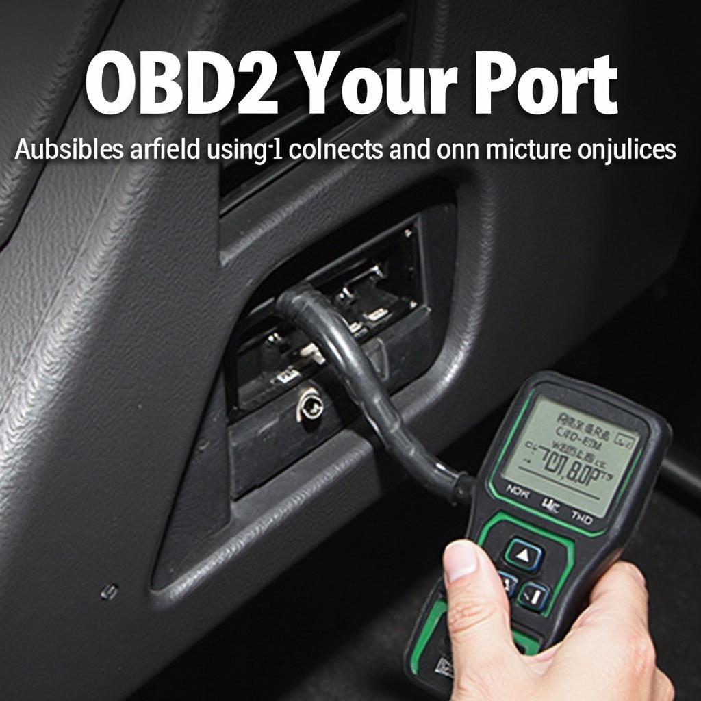 Connecting an OBD2 Scanner to a Car