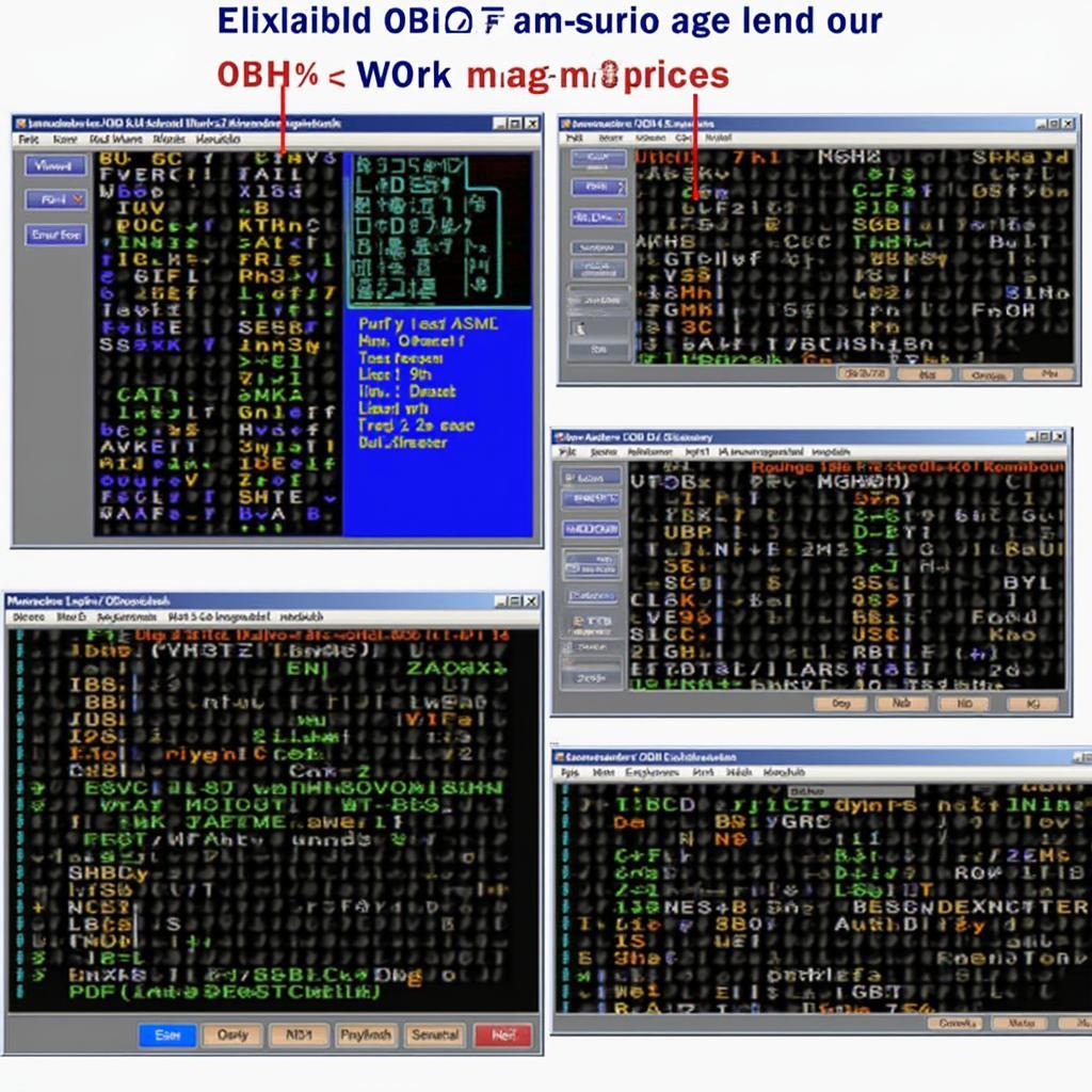 OBD2 Scanner Displaying Data