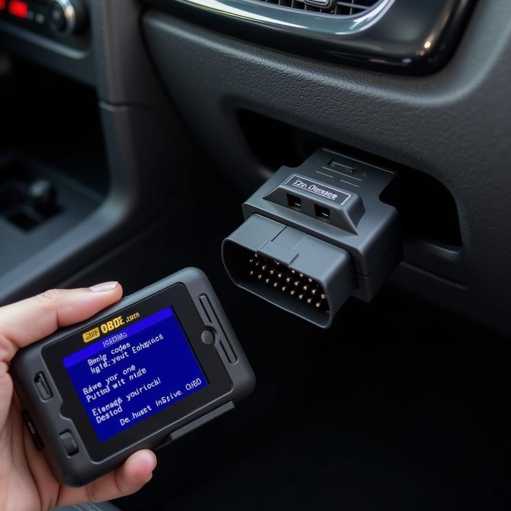 OBD2 Scanner Detecting Misfire