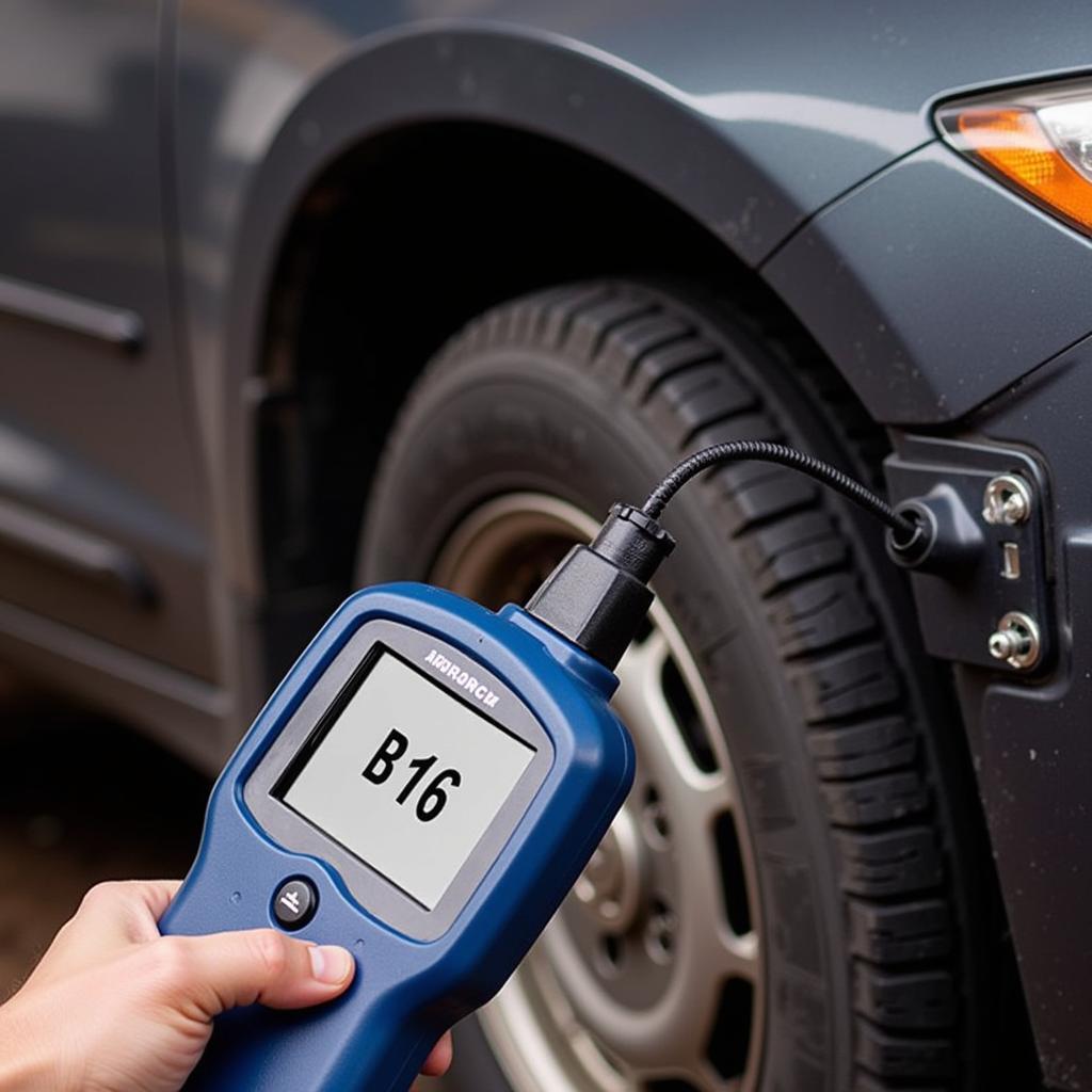 Using an OBD2 Scanner to Diagnose a B16 Code