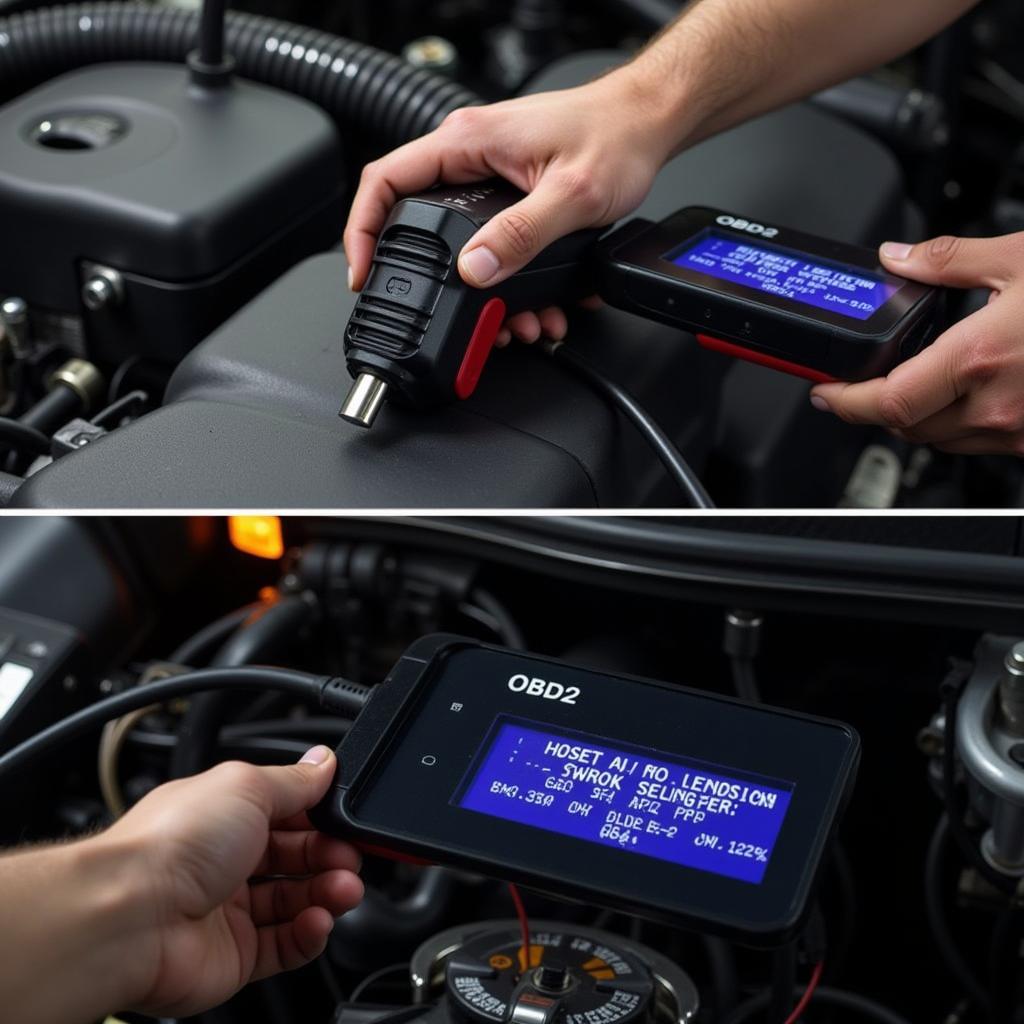 OBD2 Scanner in Use