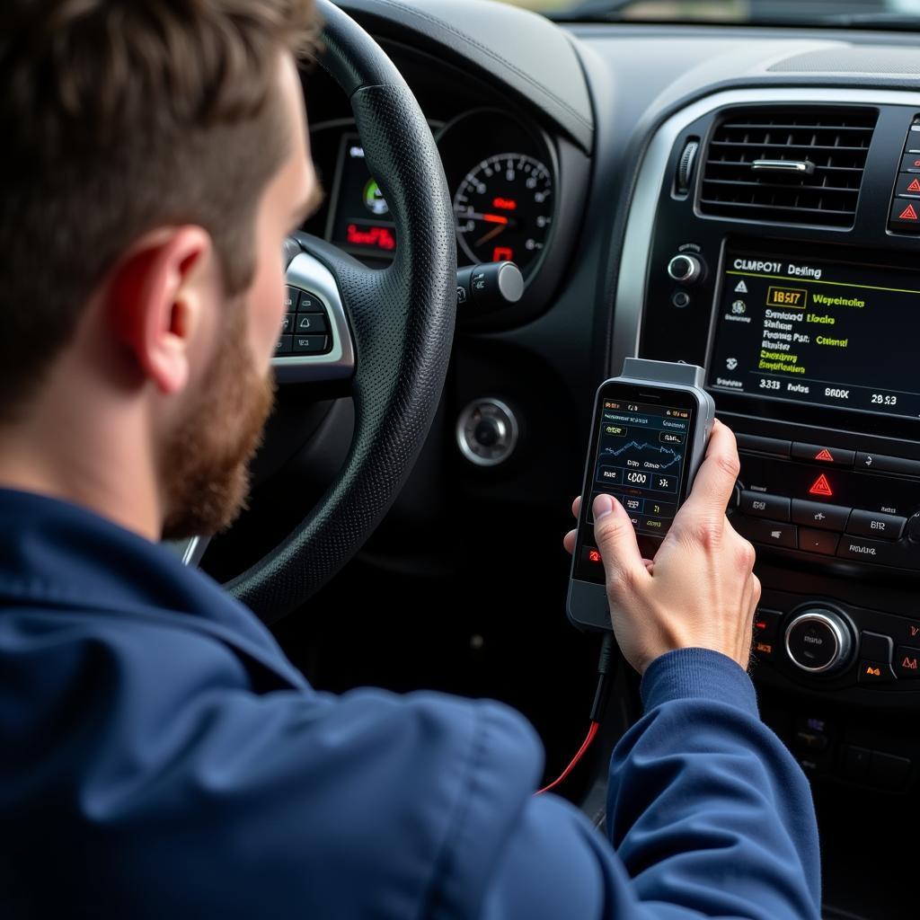 OBD2 Scanner for Climate Control Diagnosis