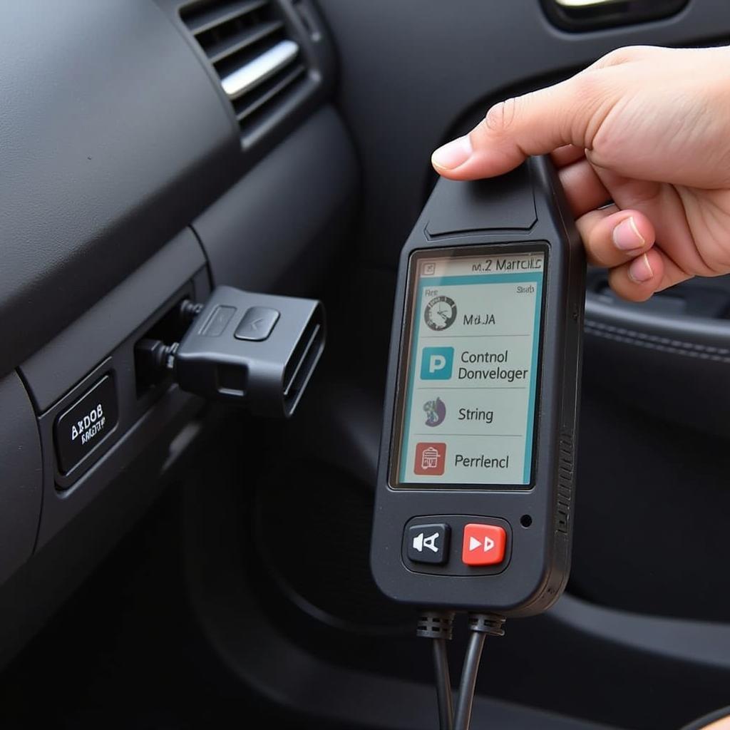 OBD2 Scanner Diagnosing Idle Problems