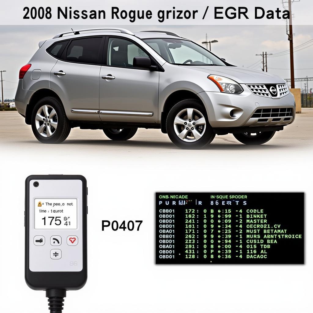 OBD2 Scanner Diagnosing Nissan Rogue