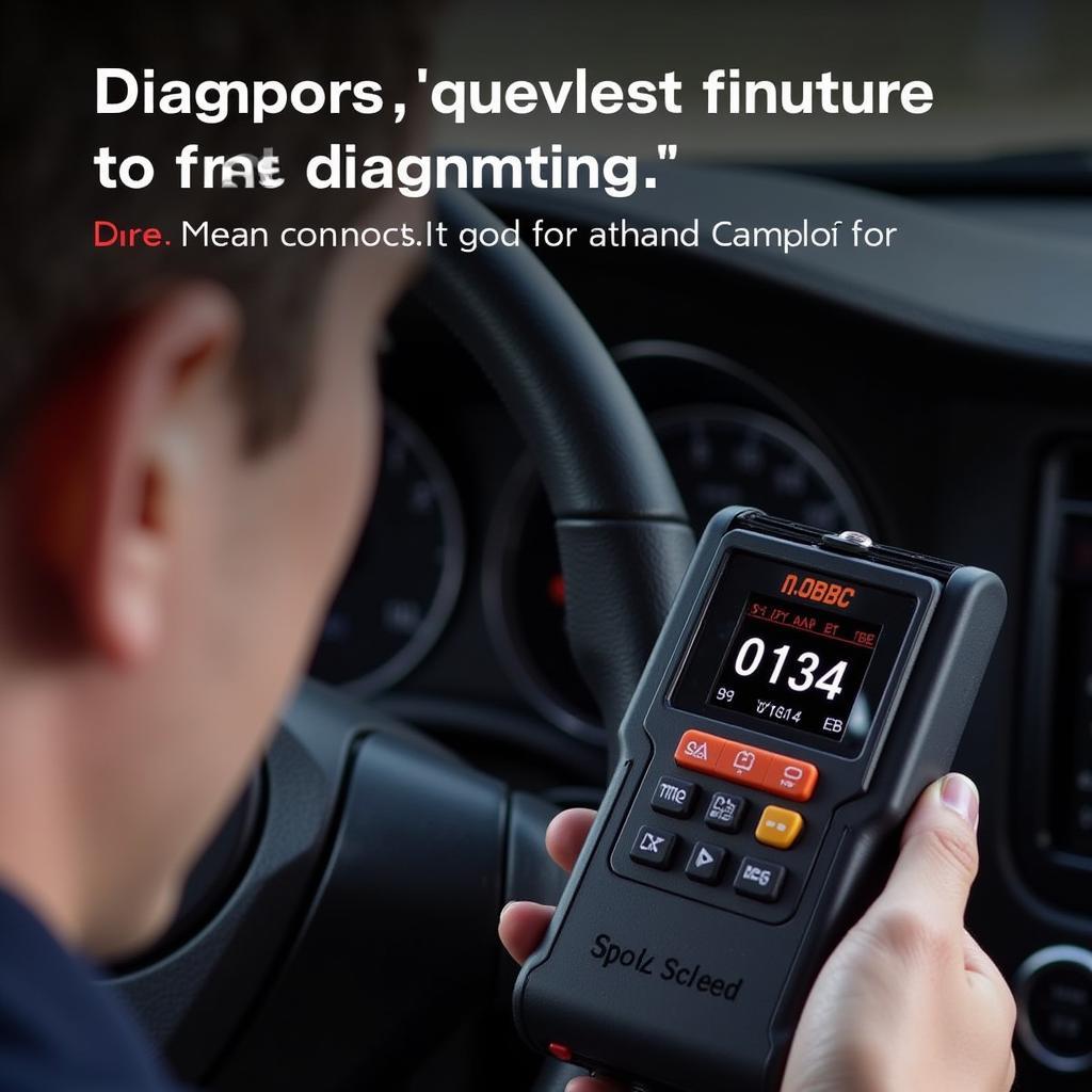 OBD2 Scanner Diagnosing P0134 Code