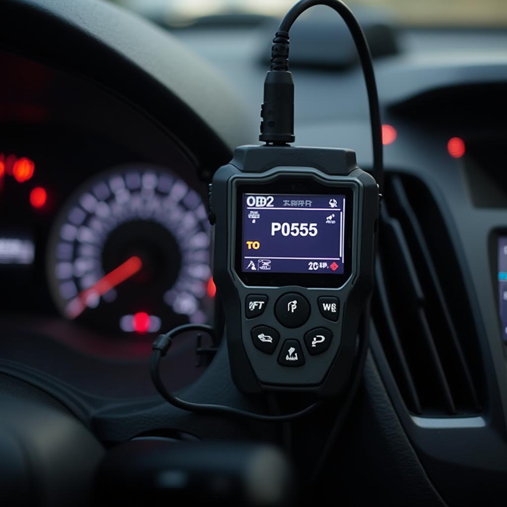 OBD2 Scanner Diagnosing P0505 Code