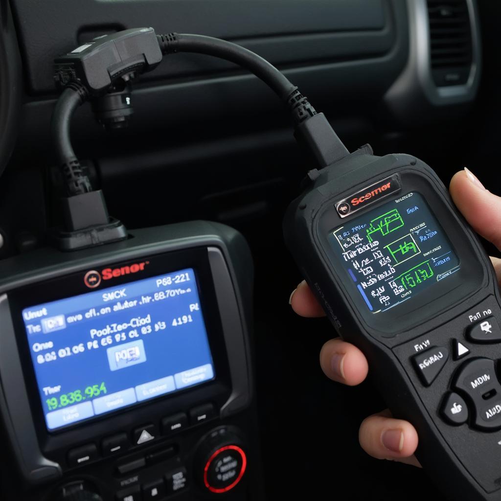 OBD2 Scanner Diagnosing P0521 on GMC Sierra