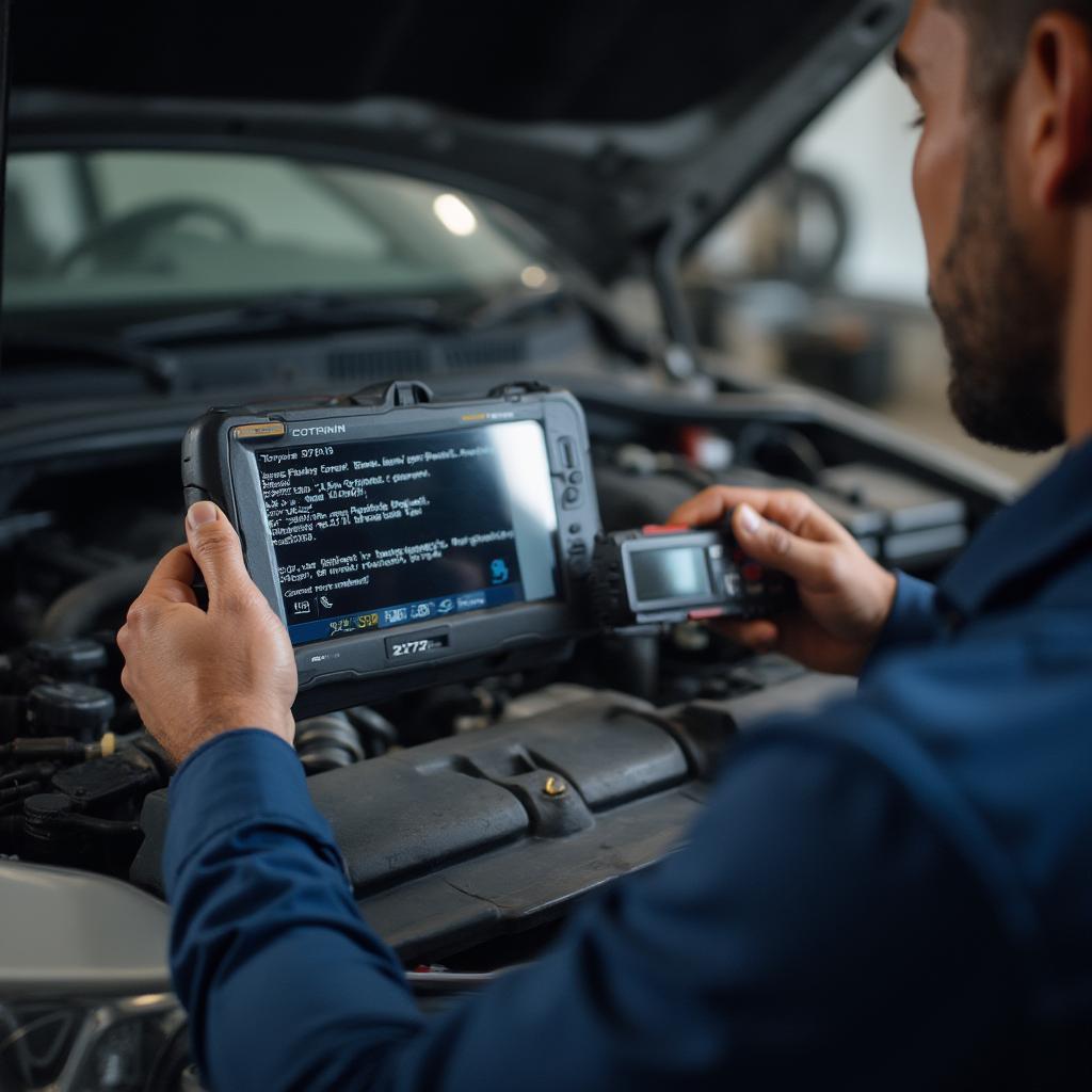 OBD2 Scanner Diagnosing P0748 Code