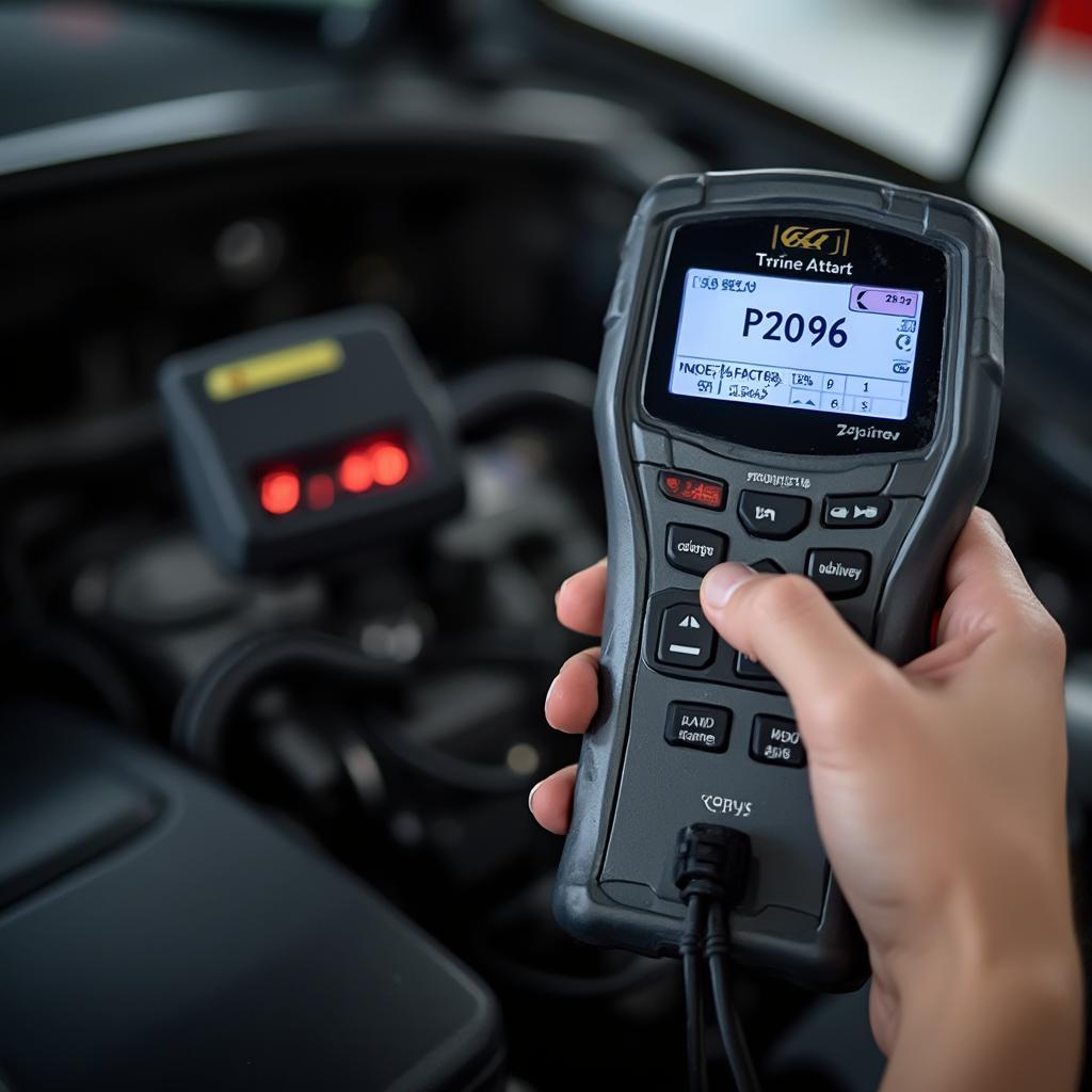 Using an OBD2 Scanner to Diagnose P2096