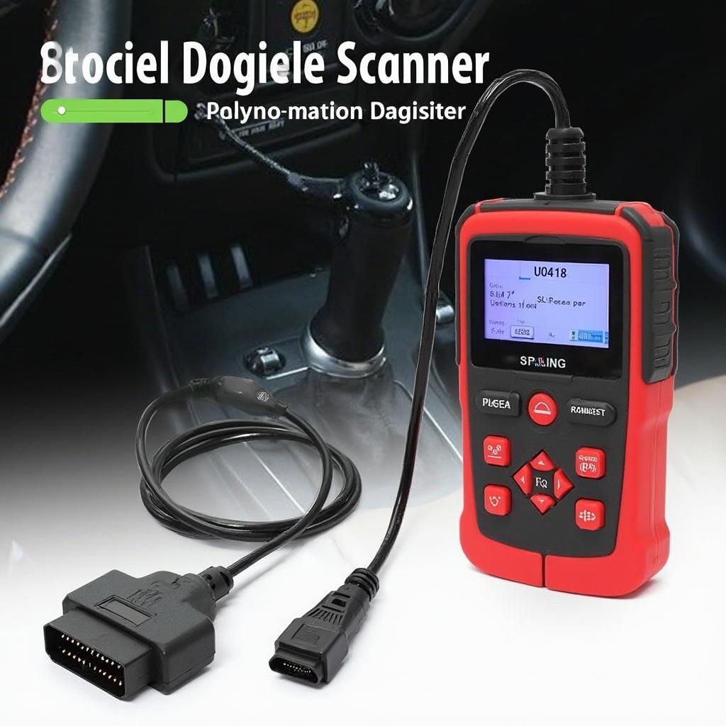 OBD2 Scanner Diagnosing U0418 Code