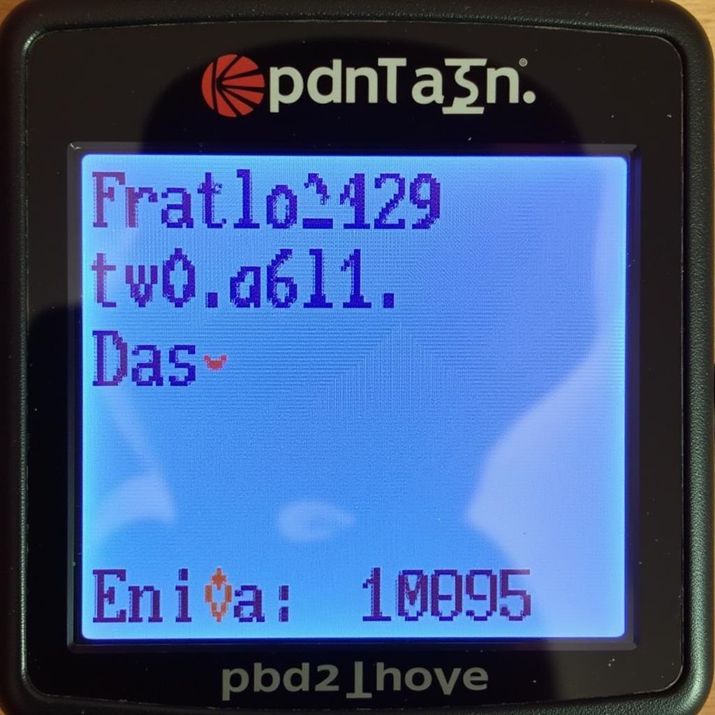 OBD2 Scanner Displaying Data from a Converted Analog Sensor