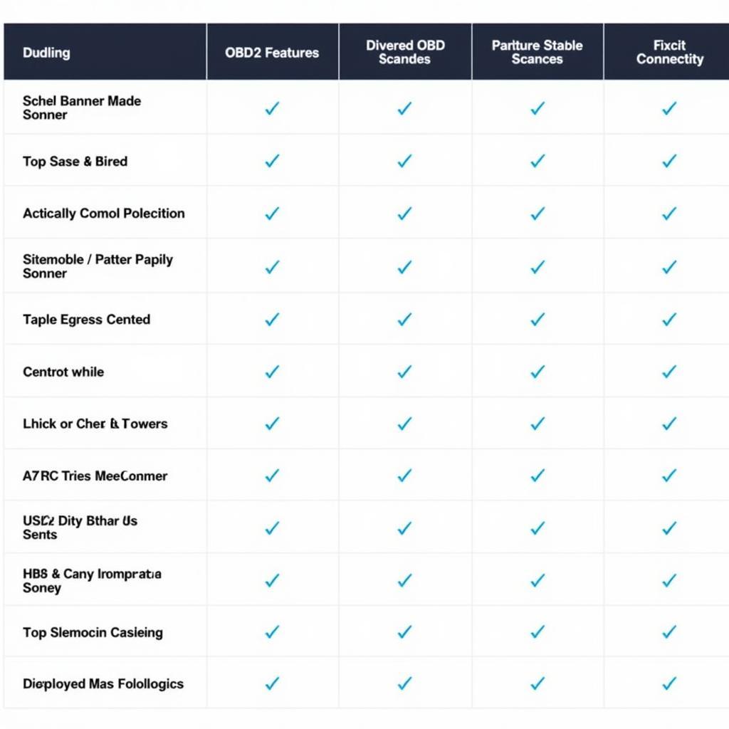 Comparing Key Features of OBD2 Scanners