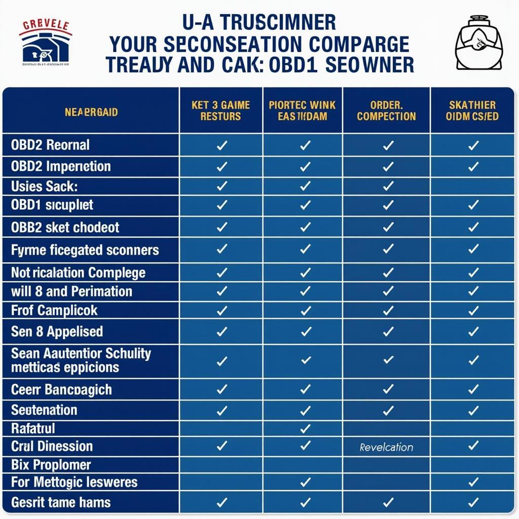 OBD2 Scanner Features Comparison