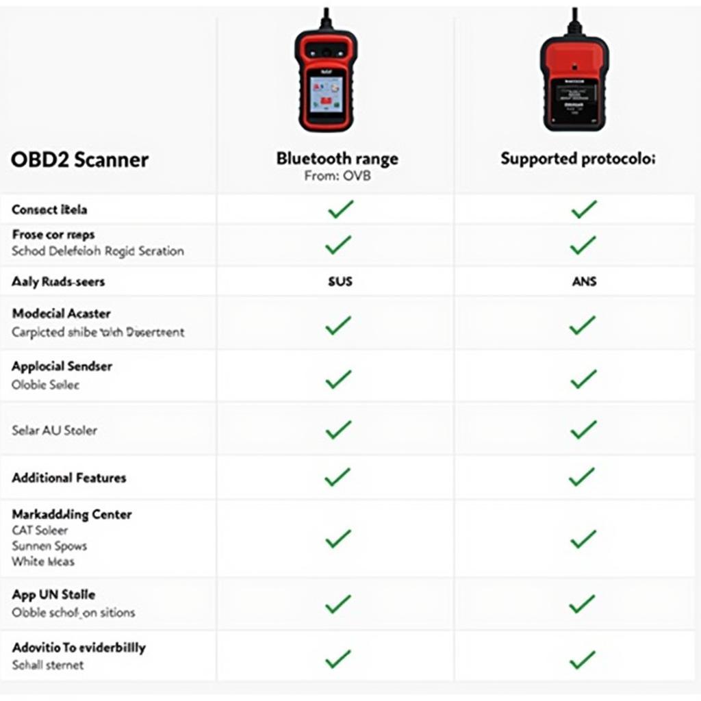 Comparing Different OBD2 Scanner Features