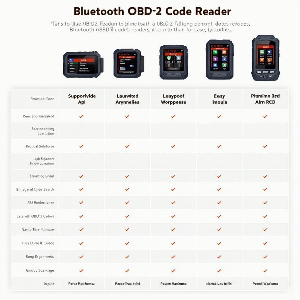 OBD2 Scanner Features Comparison