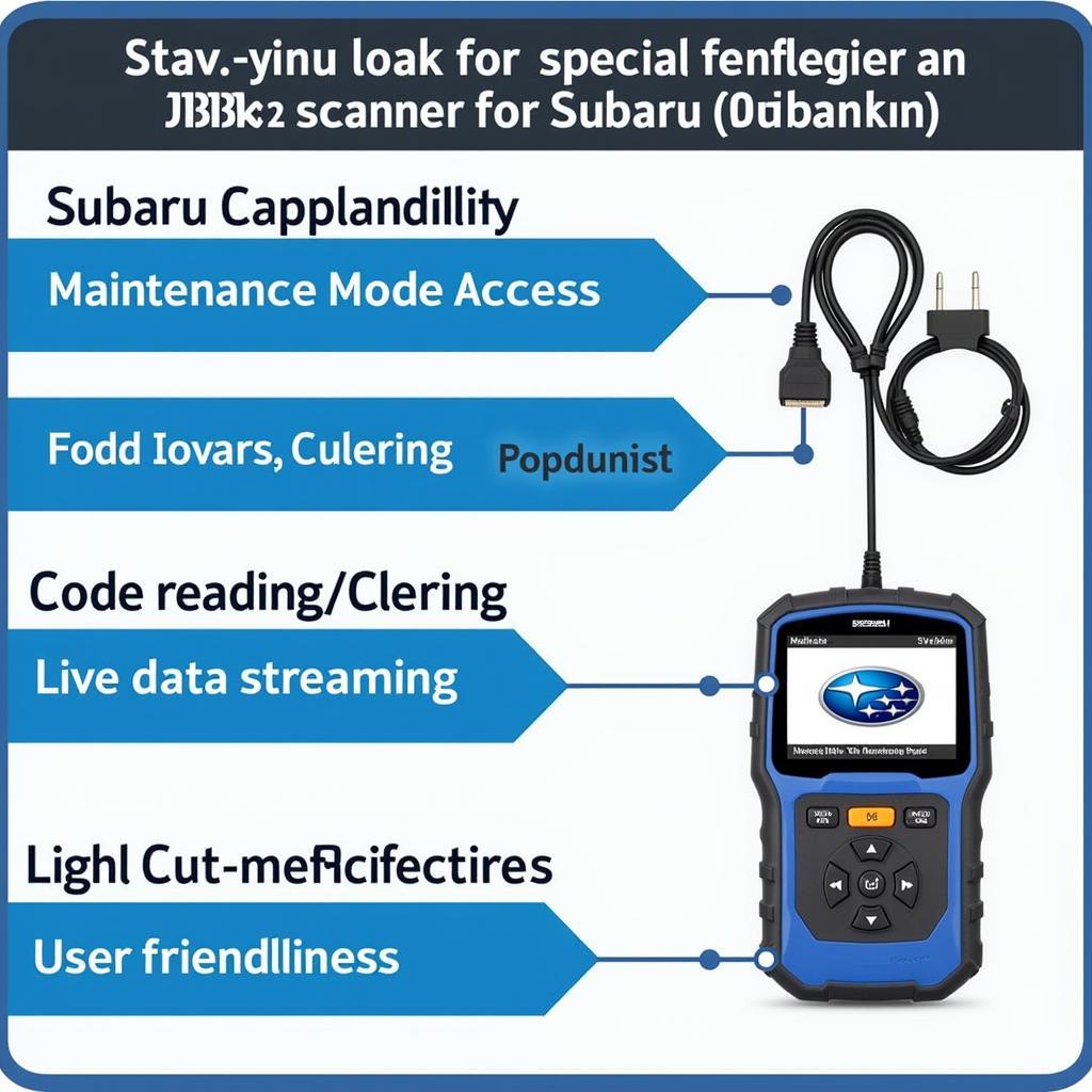 Essential OBD2 Scanner Features for Subaru Outback