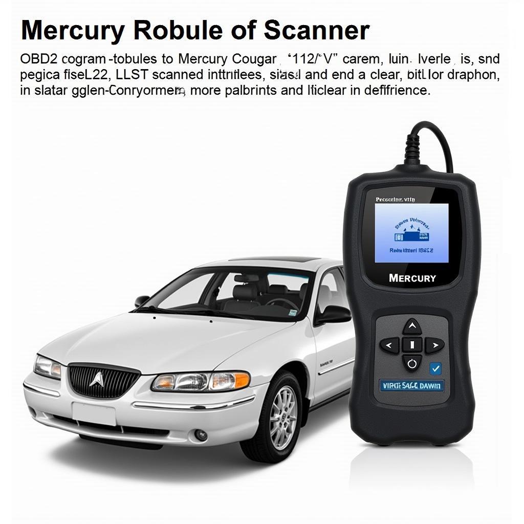 OBD2 Scanner Compatible with 1997 Mercury Cougar