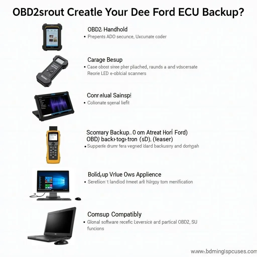 OBD2 Scanner for Ford Backup