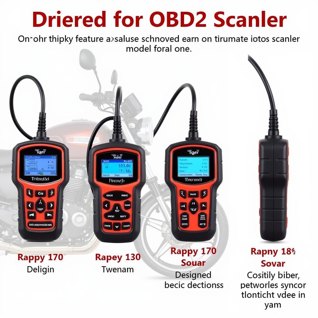 OBD2 Scanner for Triumph Tiger Motorcycle