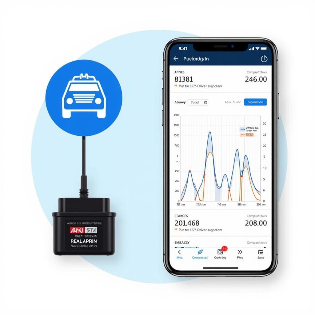 OBD2 Scanner Fuel Consumption Graph