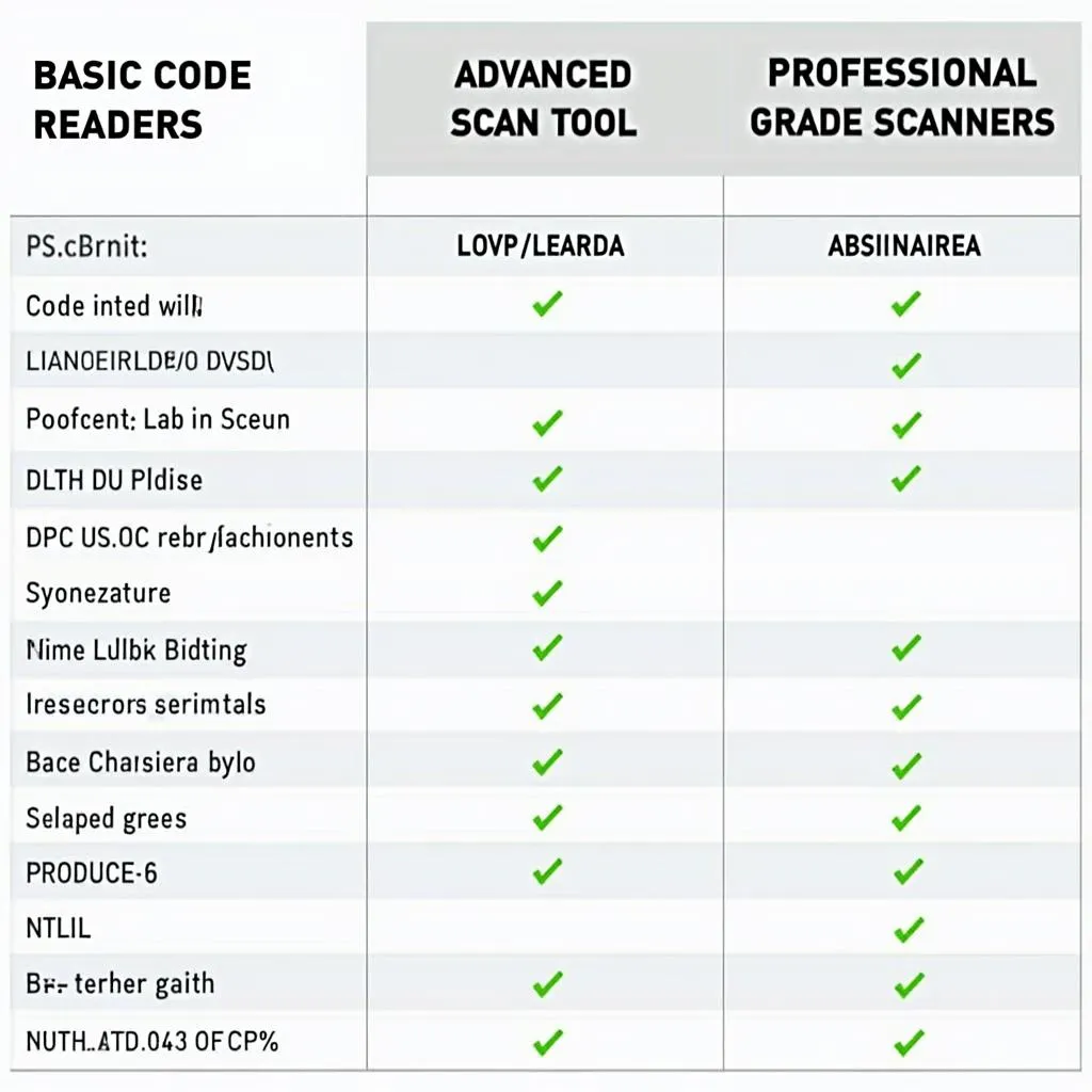 Comparing OBD2 Scanner Functionality