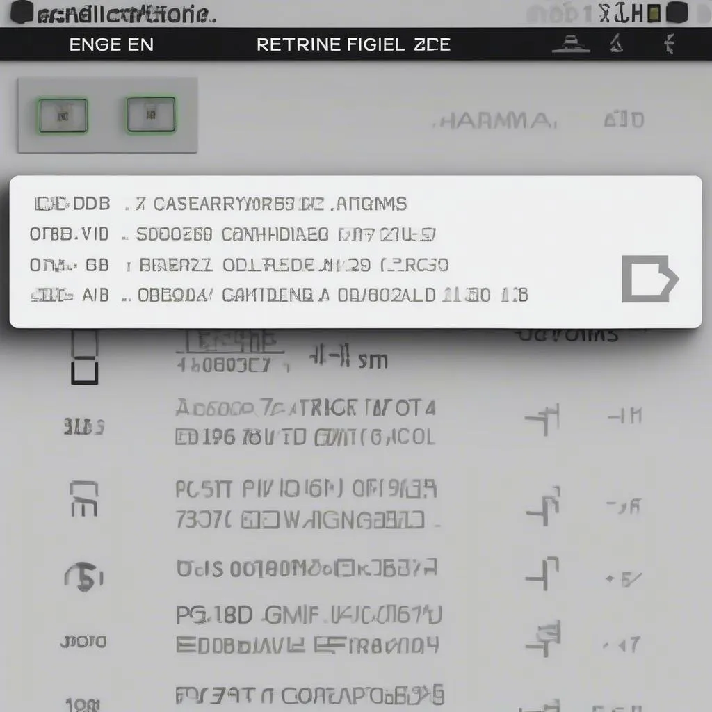 OBD2 Scanner Reading GM Engine Codes