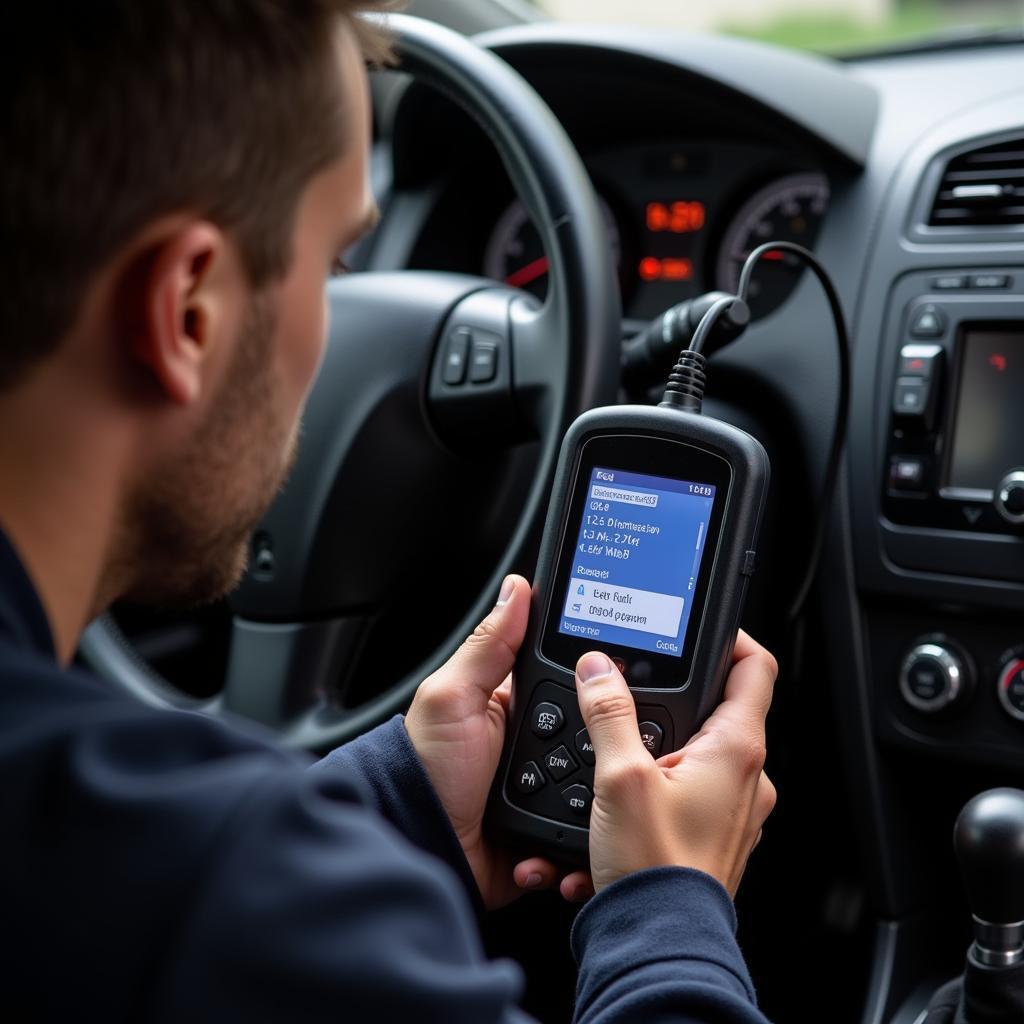 Using an OBD2 Scanner on a Peugeot 307