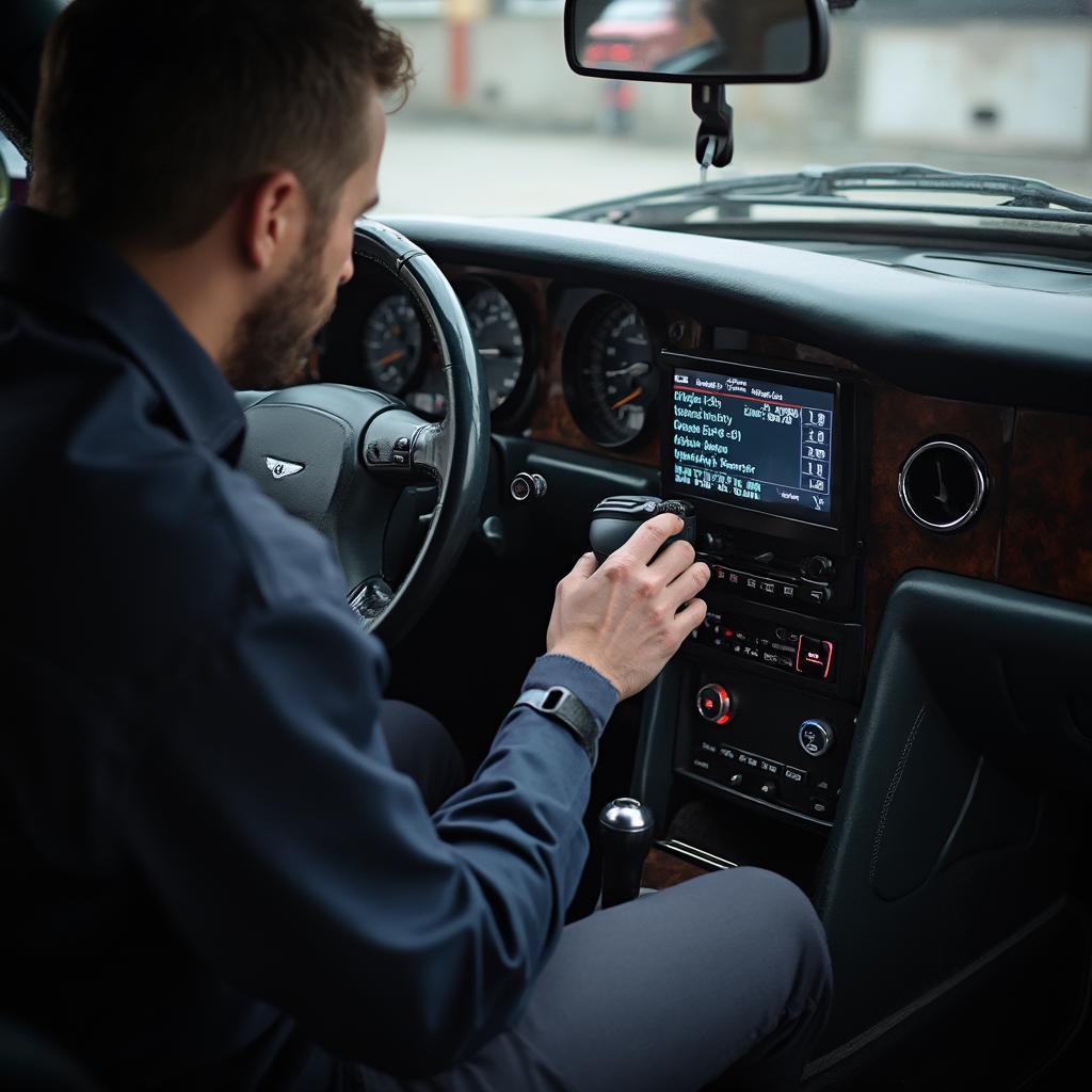 Using an OBD2 Scanner on a Bentley Azure