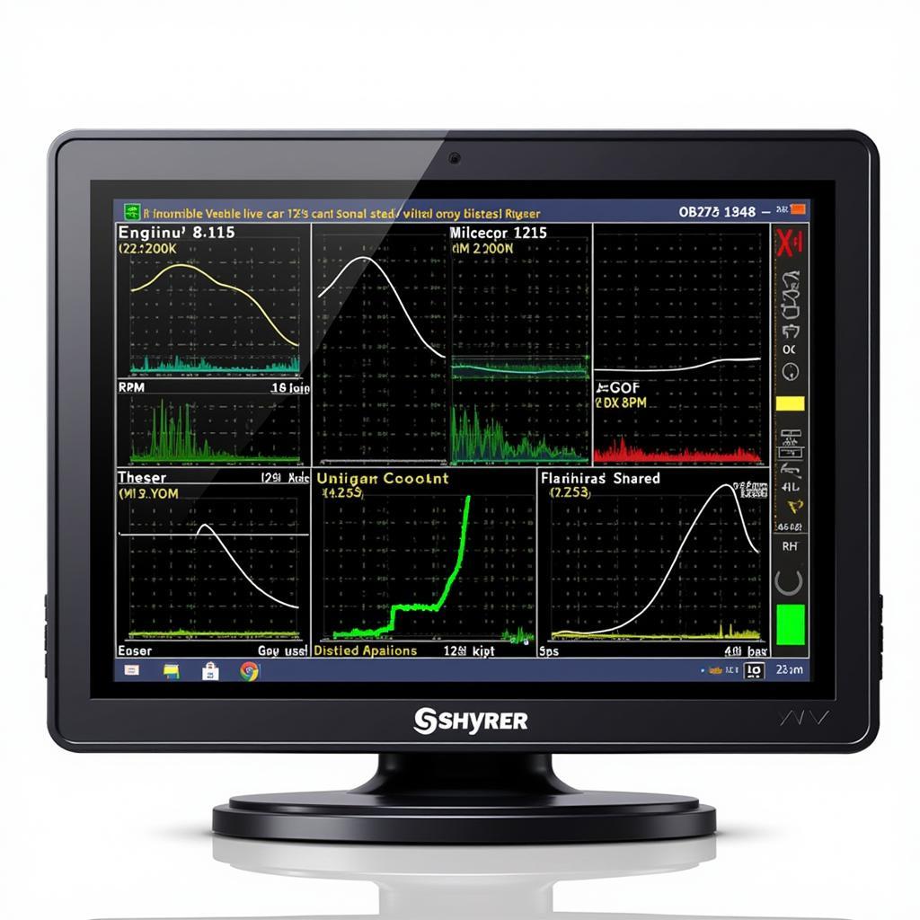 OBD2 Scanner Displaying Live Data