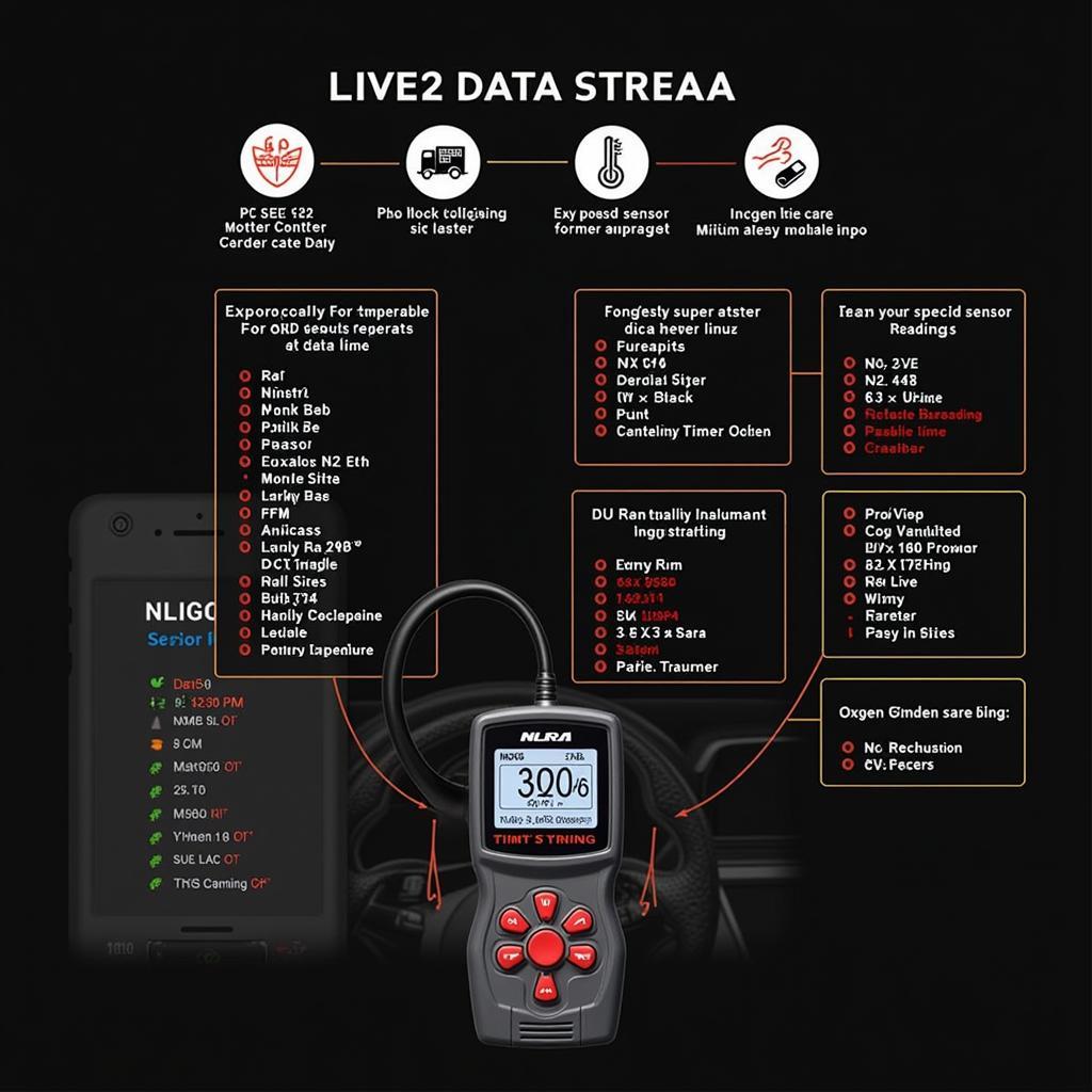 OBD2 Scanner Displaying Live Data