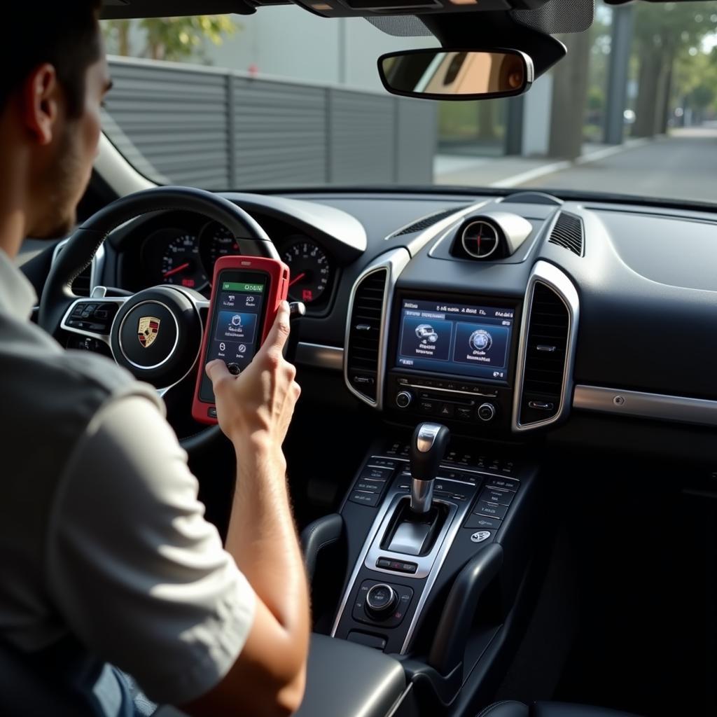 Using an OBD2 Scanner on a Porsche Cayenne