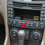 OBD2 Scanner Port Location in a Mercedes SLK320