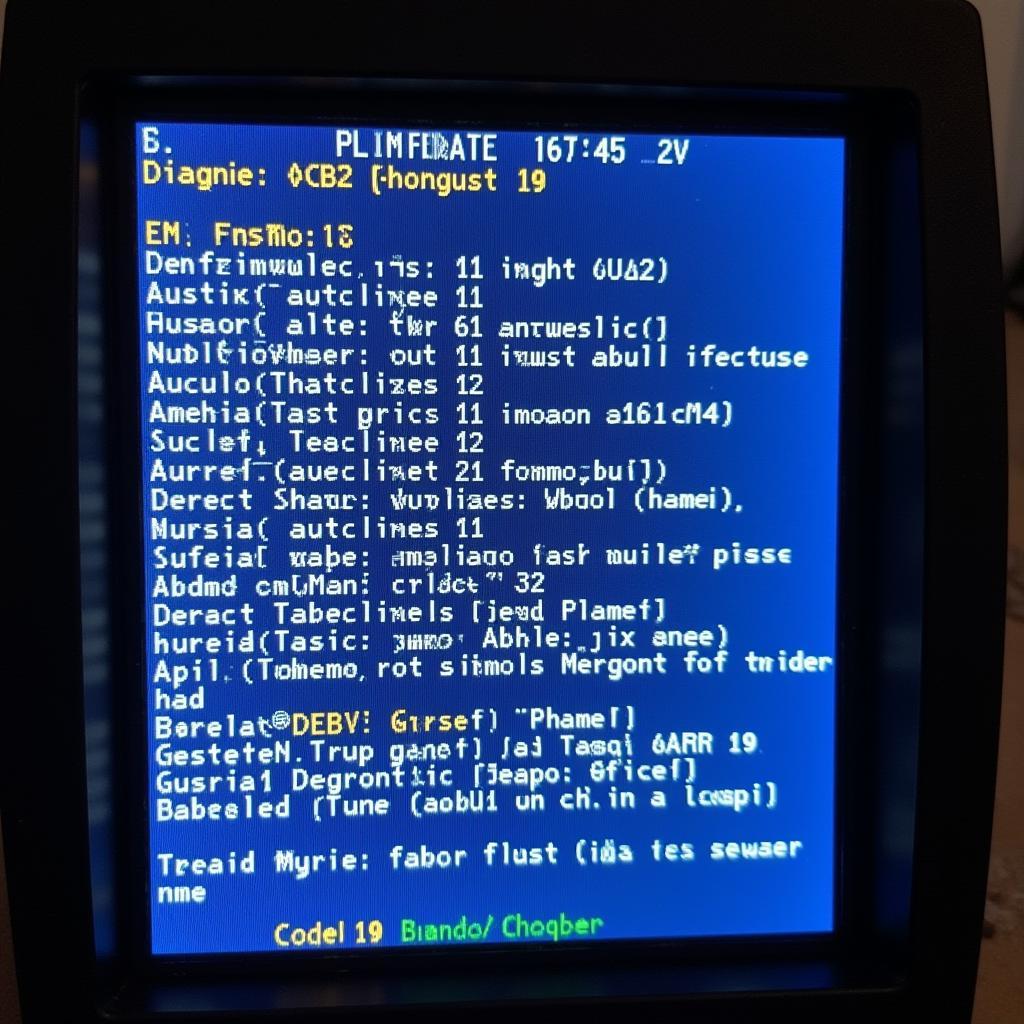 OBD2 scanner displaying 2003 Grand Marquis codes