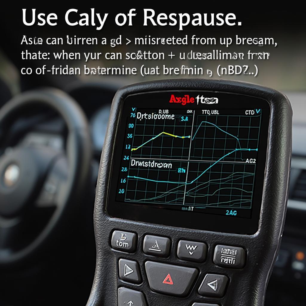 OBD2 Scanner Reading Catalyst Monitor Data on a BMW