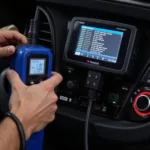 OBD2 Scanner Reading Codes