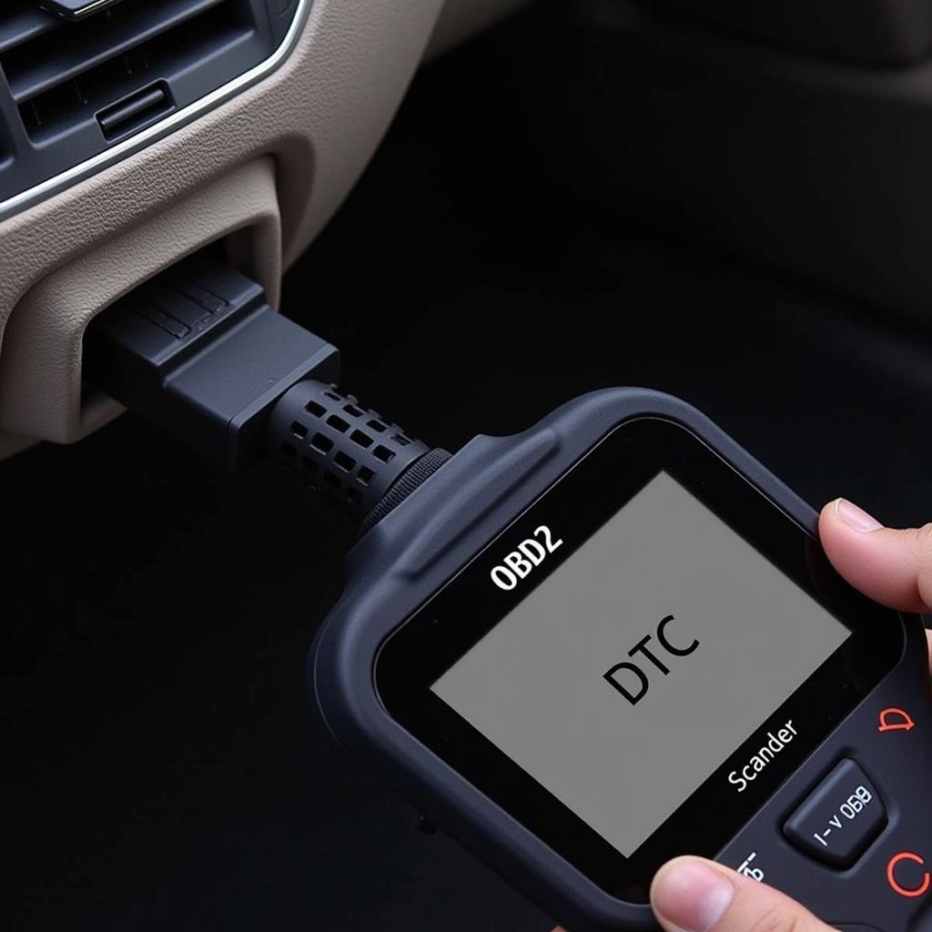 OBD2 Scanner Reading DTC