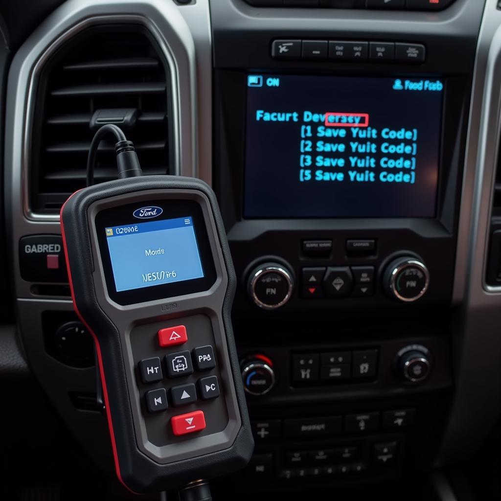 OBD2 Scanner Reading Ford F150 Codes