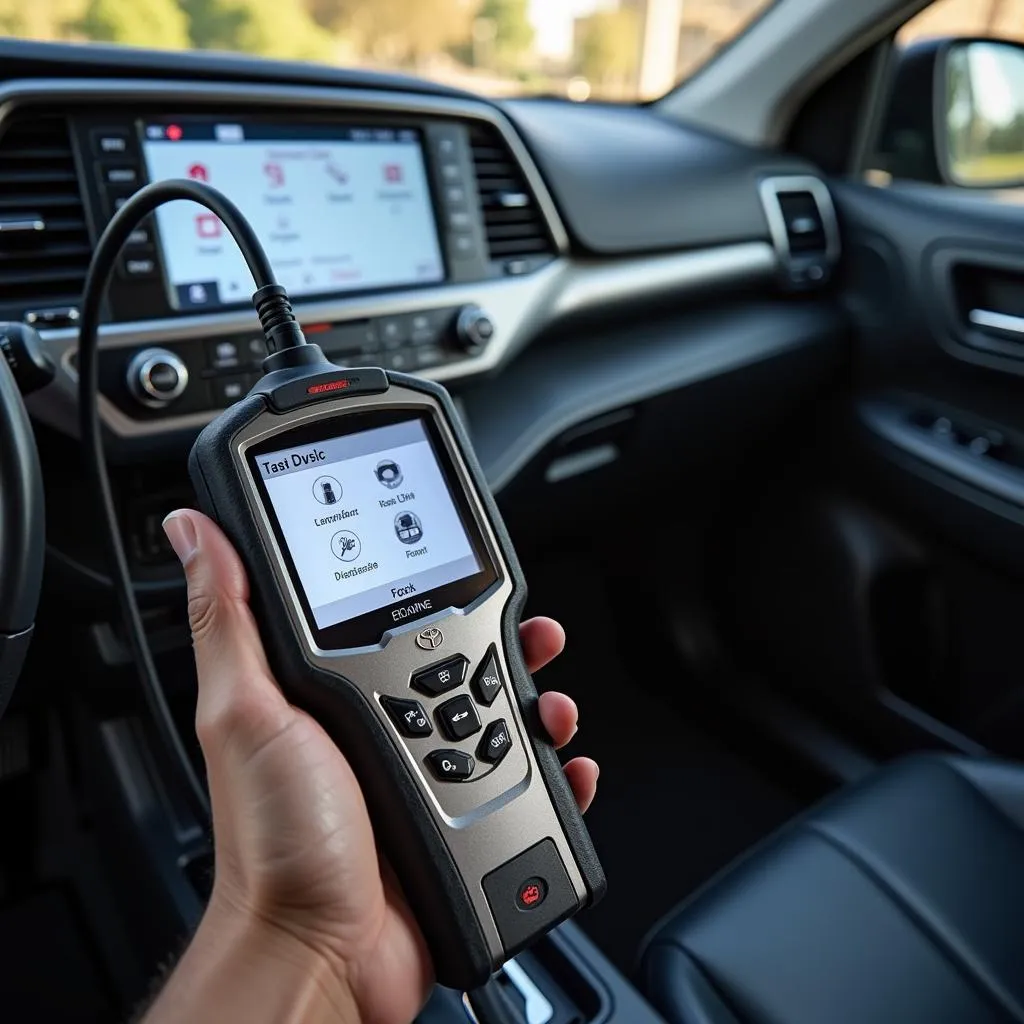 Connecting an OBD2 scanner to a Toyota Highlander