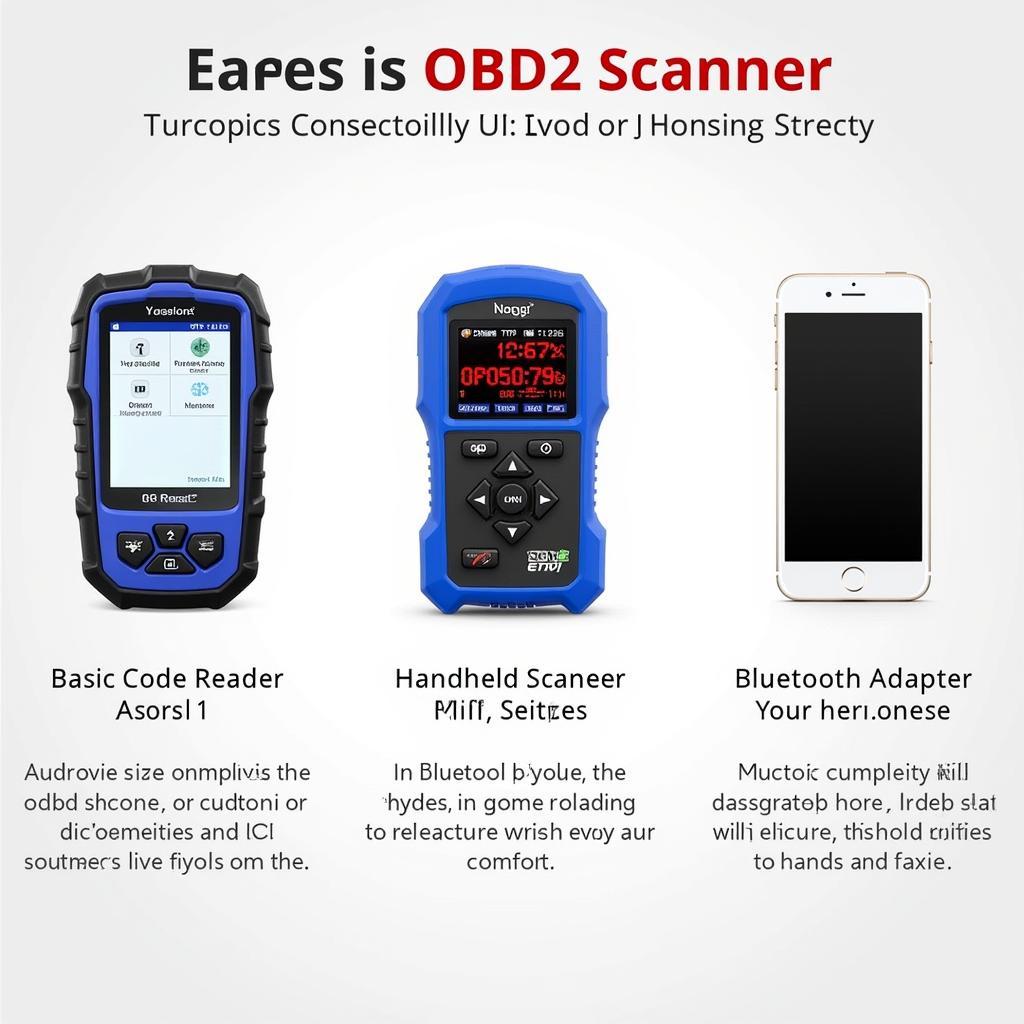 Different types of OBD2 scanners