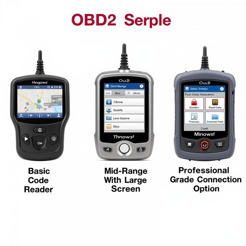 Different types of OBD2 scanners for Japanese cars