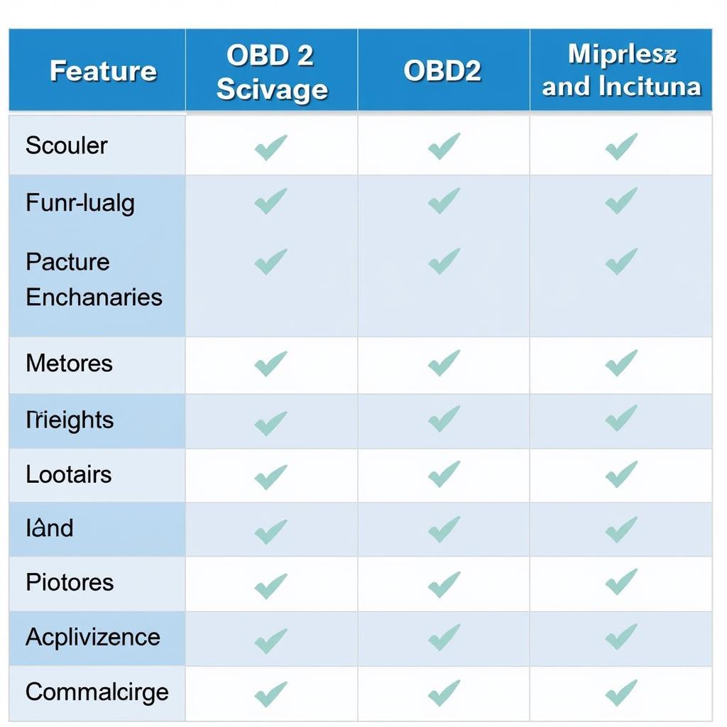 OBD2 Scanner Types Comparison